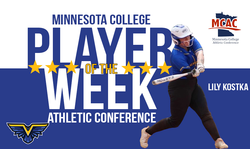 Lily Kostka Named MCAC Softball Athlete of the Week